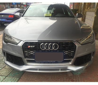 2016-2018 Audi RS7 Honeycomb Grille With Lower Mesh Quattro For Audi A7 S7 C7.5