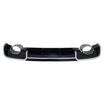 2013-2016 Audi RS3 Style Non S-line rear diffuser and large dual tailpipe For Audi A3 S3 8V