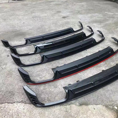 2019-2025 Audi RS6 S6 Style A6 Rear Diffuser With Tailpipe For Audi A6 S6 C8 C8.5