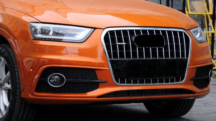 2013-2015 Audi Front Bumper Down Grille Honeycomb Style Fog Light Grilles For Audi Q3 SQ3 8U