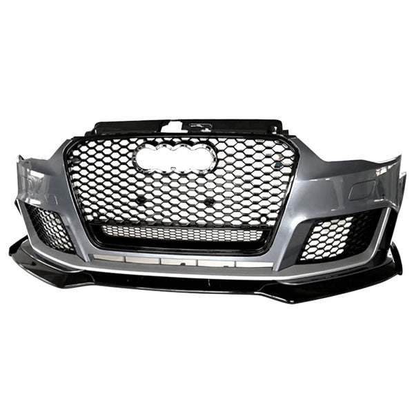 2013-2016 Audi RS3 Front Bumper With Honeycomb Grille Front Lip For Audi A3 S3 8V