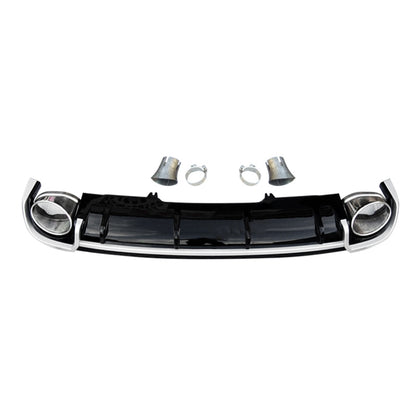 2017-2019 Audi RS4 Style A4 Diffuser With Large Dual Tailpipe For Audi A4 S4 B9