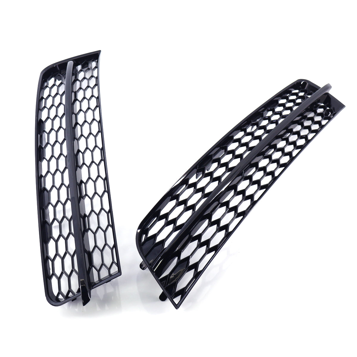 2010-2015 Audi Front Bumper Down Grille Honeycomb Style Fog Light Grilles For Audi Q7 SQ7 4L