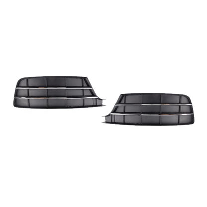 2016-2018 Audi Front Bumper Down Grille Honeycomb Style Fog Light Grilles For Audi A7 S7 C7.5