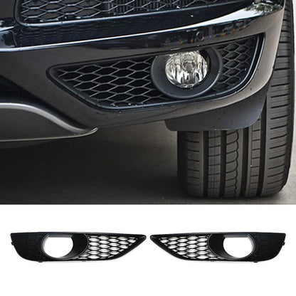 2010-2015 Audi Front Bumper Down Grille Honeycomb Style Fog Light Grilles For Audi Q7 SQ7 4L