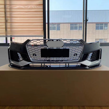 2017-2019 Audi RS5 Front Bumper For A5/S5 B9 Body Kits With ACC Fog Light Grille Honeycomb Grille Front Lip Splitter | RS5 Bumper