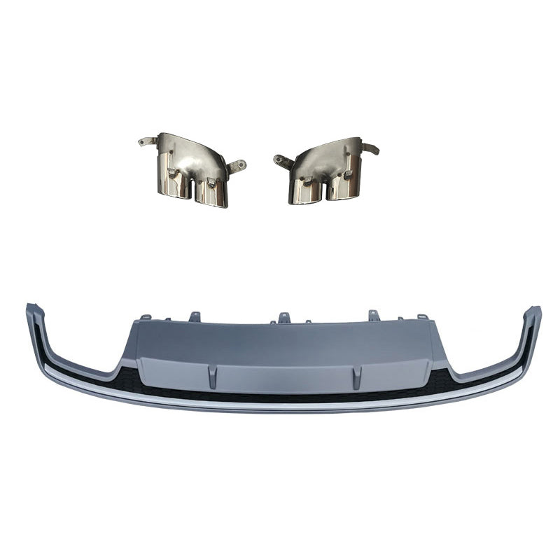 2016-2018 Audi RS7 S7 Style A7 Rear Diffuser With Tailpipe For Audi A7 S7 C7.5