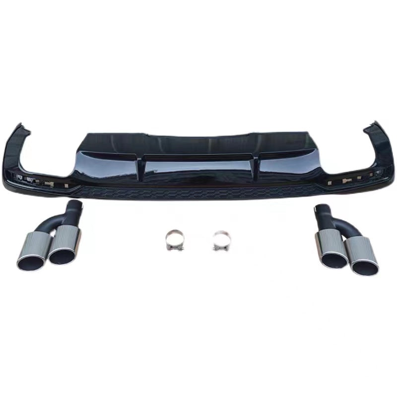 2020-2024 Audi S4 Style A4 Diffuser With Tailpipe For Audi A4 S4 B9.5