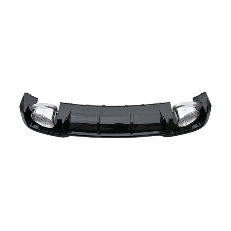 2017-2019 Audi RS3 Style A3 S line rear diffuser and large dual tailpipe For Audi A3 S3 8V.5