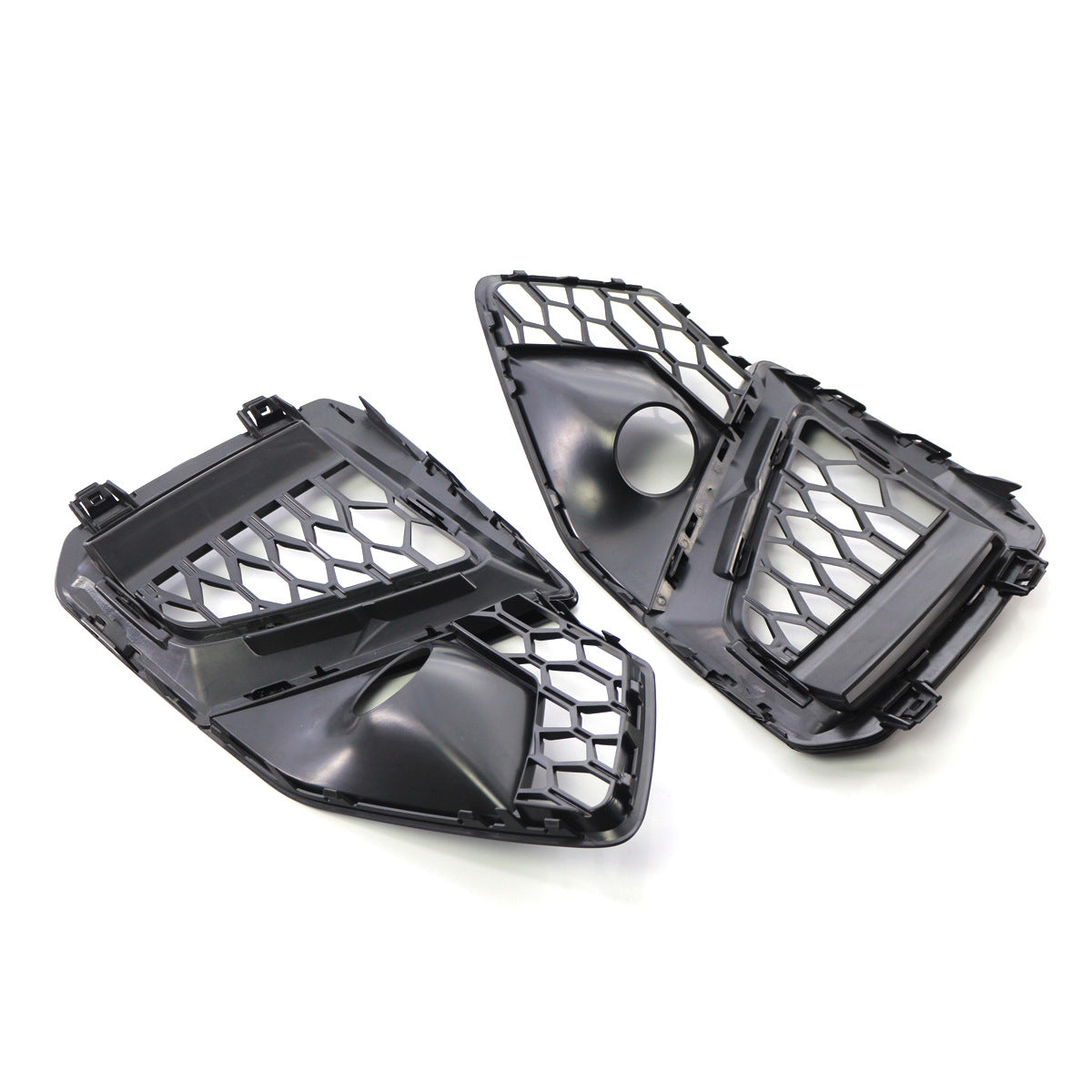 2020-2024 Audi Front Bumper Down Grille Honeycomb Style S line Fog Light Grilles For Audi A4 S4 B9.5