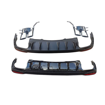 2020-2024 Audi S4 Style A4 Diffuser With Tailpipe For Audi A4 S4 B9.5