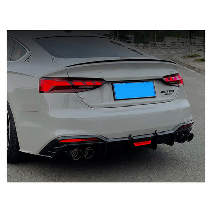 2020-2024 Audi S5 Style A5 Carbon Fiber Diffuser With Tailpipe For Audi A5 S5 B9.5