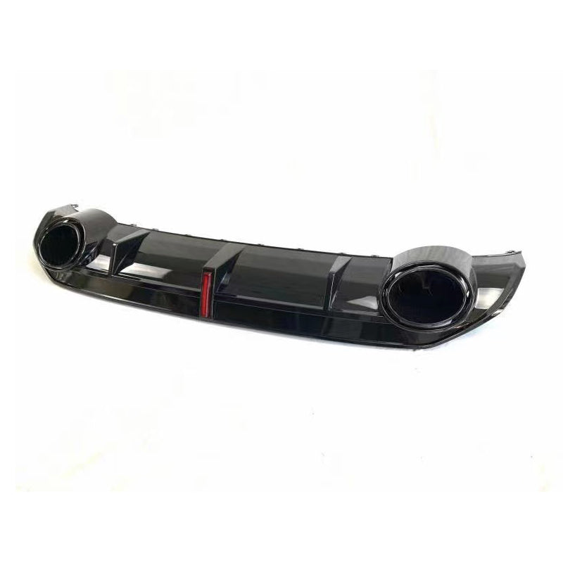 2020-2024 Audi RS3 Style A3 S line rear diffuser and large dual tailpipe For Audi A3 S3 8Y