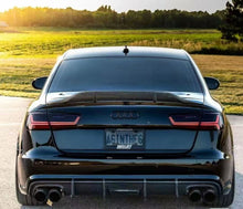 2012-2015 Audi A6 C7 Renntech Style Carbon Fiber Trunk Spoiler For Audi A6 S6