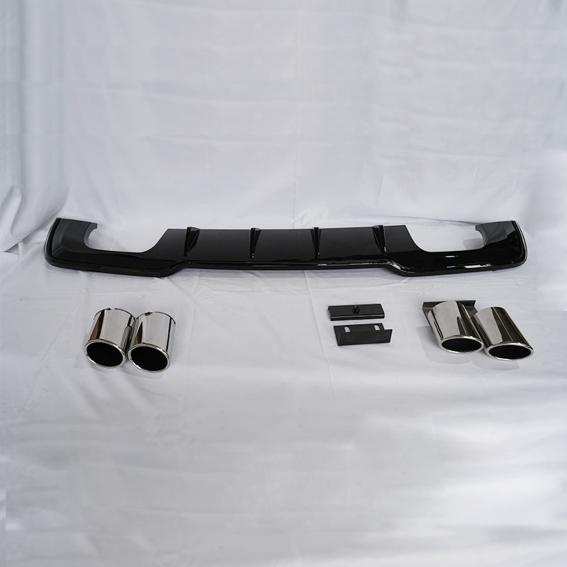 2017-2019 Audi S3 Style A3 S line rear diffuser and tailpipe For Audi A3 S3 8V.5