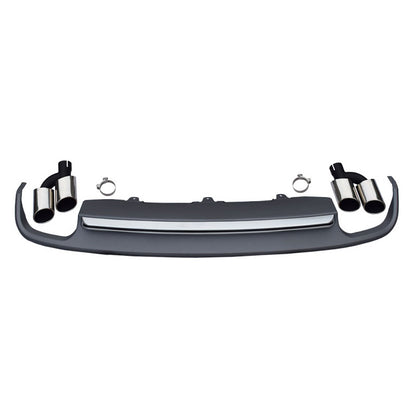 2012-2015 Audi A6 S6 Rear Diffuser With Tailpipe For Audi A6 S6 C7