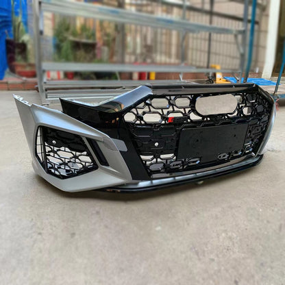 2020-2024 Audi RS3 Front Bumper For A3/S3 8Y Body Kits With Fog Light Grille Honeycomb Grille Front Lip Splitter | RS3 Bumper