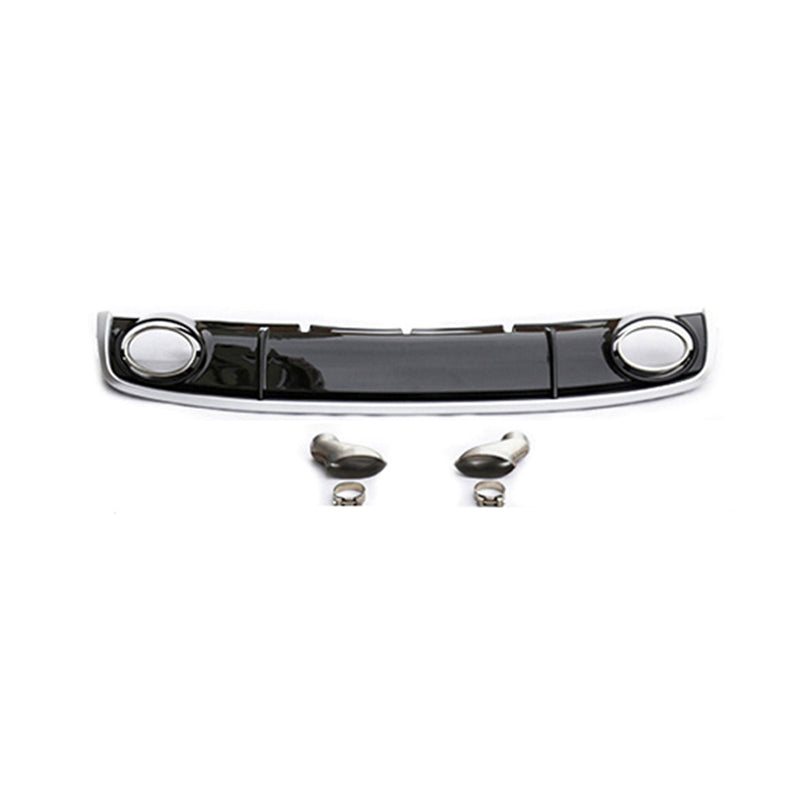 2008-2012 Audi S4 RS4 Style Rear Diffuser With Tailpipe For Audi A4 S4 B8