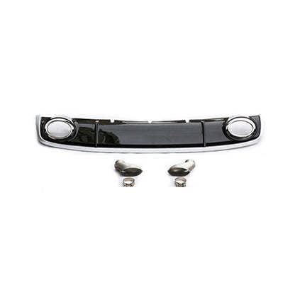 2008-2012 Audi S4 RS4 Style Rear Diffuser With Tailpipe For Audi A4 S4 B8