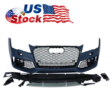 2008-2015 Audi RS7 Front Bumper For A7/S7 C7 Upgrade To C7.5 Body Kits With Honeycomb Grille Fog Light Grille | RS7 Bumper