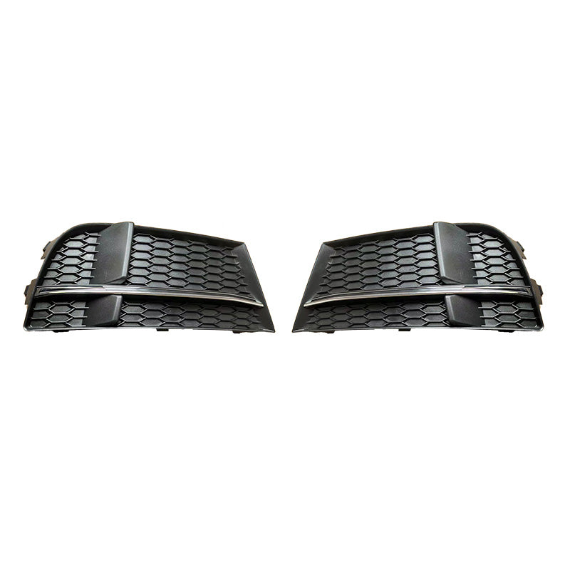 2017-2019 A3 S3 8V.5 Audi Front Bumper Down Grille Honeycomb Style S line Fog Light Grilles For Audi A3 S3 8V.5