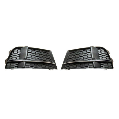 2017-2019 A3 S3 8V.5 Audi Front Bumper Down Grille Honeycomb Style S line Fog Light Grilles For Audi A3 S3 8V.5