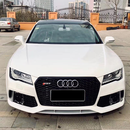 2008-2015 Audi RS7 Front Bumper For A7/S7 C7 Upgrade To C7.5 Body Kits With Honeycomb Grille Fog Light Grille | RS7 Bumper