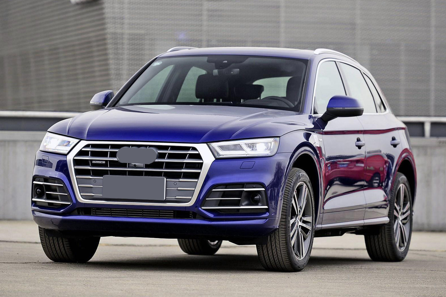 2019-2021 Audi Front Bumper Down Grille Honeycomb Style S Line Fog Light Grilles For Audi Q5 SQ5 B9
