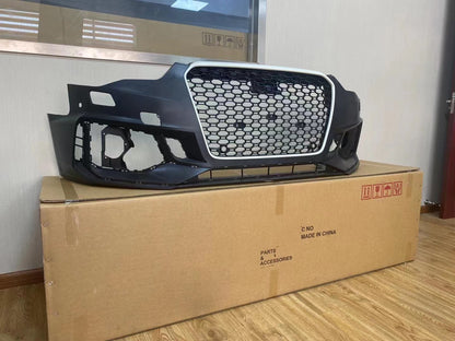 2012-2016 Audi RS5 Front Bumper For A5/S5 B8.5 Upgrade To B9 Body Kits With Fog Light Bumper Down Grille Honeycomb Grille | RS5 Front Bumper