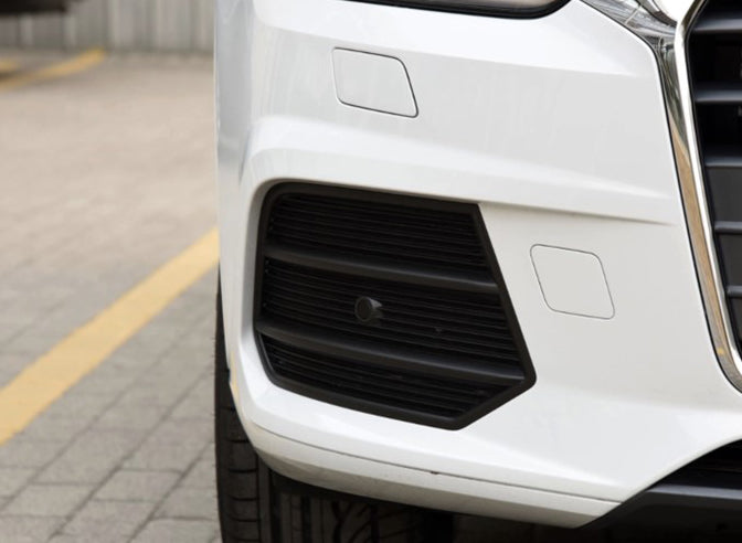 2016-2019 Audi Front Bumper Down Grille Honeycomb Style Fog Light Grilles For Audi Q3 SQ3 8U.5