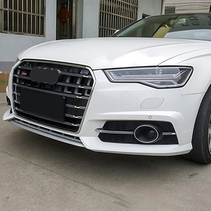 2016-2018 Audi Front Bumper Down Grille Honeycomb Style S Line Fog Light Grilles For Audi A6 S6 C7.5