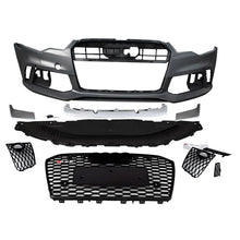2012-2015 Audi RS6 Front Bumper For A6/S6 C7 Body Kits C7 To C7.5 Bumper With Honeycomb Grille Front Lip Splitter | RS6 Bumper
