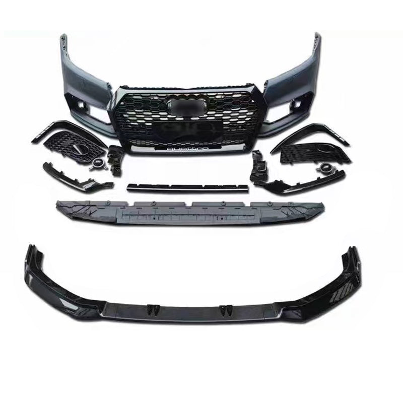 2019-2021 Audi RSQ5 Front Bumper For Q5/SQ5 B9 RSQ5 Style Body Kits With Honeycomb Grille Front Lip Splitter | RSQ5 Bumpe