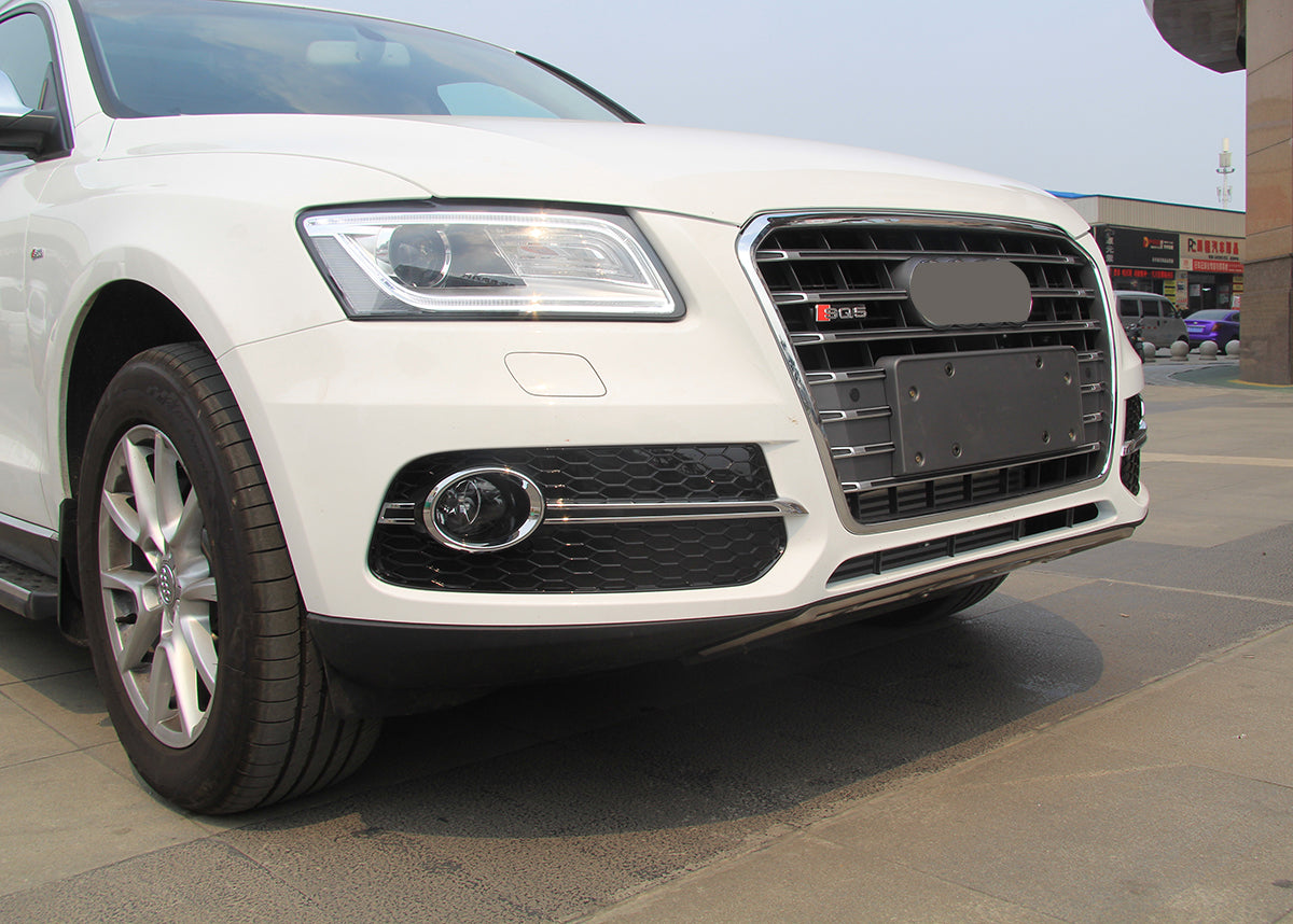 2013-2018 Audi Front Bumper Down Grille Honeycomb Style Non S Line Fog Light Grilles For Audi Q5 SQ5 8R.5/B8.5