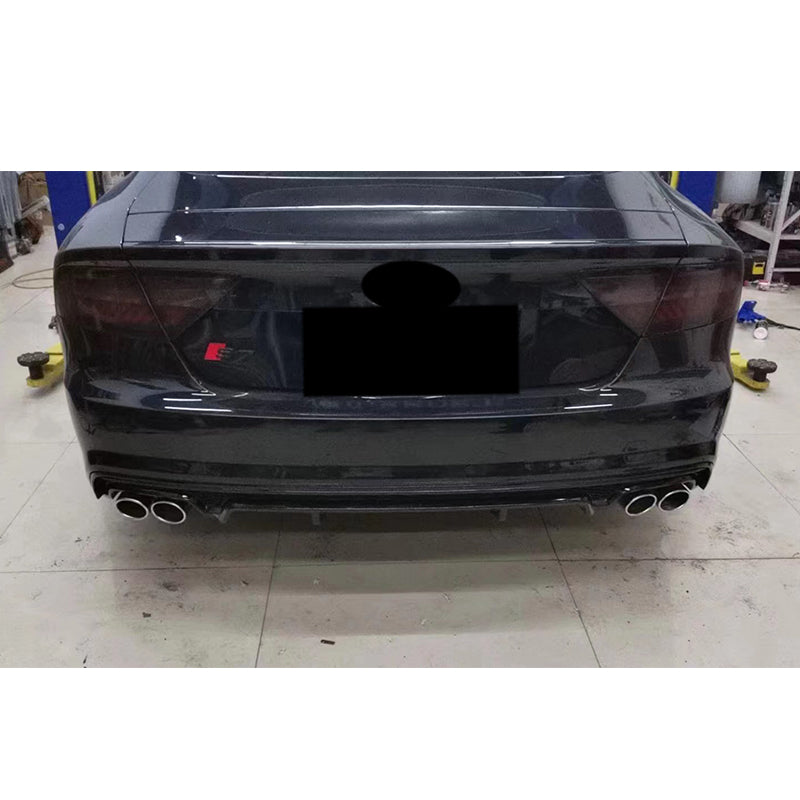 2016-2018 Audi RS7 S7 Style A7 Rear Diffuser With Tailpipe For Audi A7 S7 C7.5