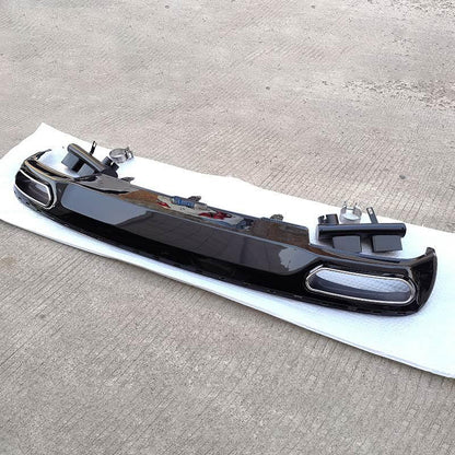 2012-2015 Audi A6 S6 Rear Diffuser With Tailpipe For Audi A6 S6 C7