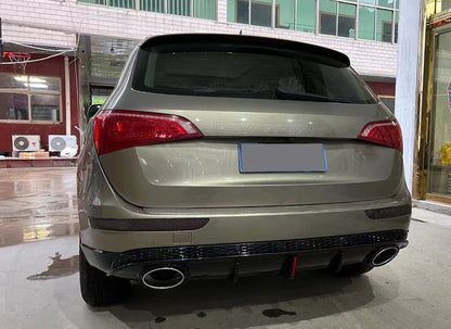 2008-2017 Audi RSQ5 Style Q5 Non-S line Rear Diffuser With Large Dual Tailpipe For Audi Q5 SQ5 8R 8R.5/B8 B8.5