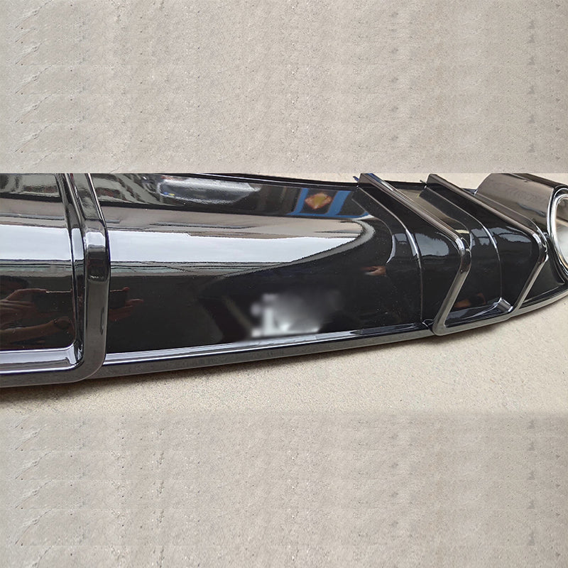 2017-2019 Audi RS4 Style A4 Diffuser With Large Dual Tailpipe For Audi A4 S4 B9