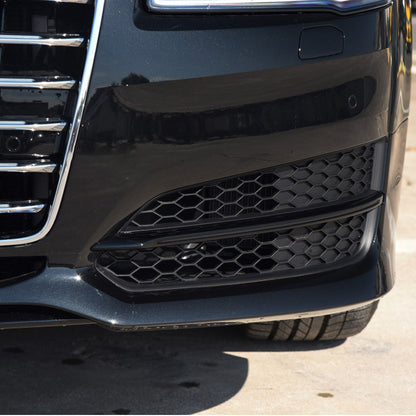 2015-2018 Audi Front Bumper Down Grille Honeycomb Style S line Fog Light Grilles For Audi A8 S8 D4 PA