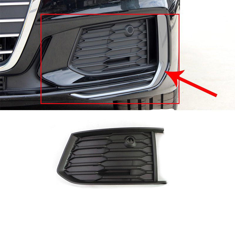 2019-2022 Audi Front Bumper Down Grille Honeycomb Style S Line Fog Light Grilles For Audi A6 S6 C8
