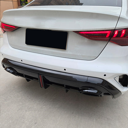 2025-2027 Audi RS3 Style A3 Sedan Rear Diffuser And Tailpipe For Audi A3 S3 8Y.5 8Y PA