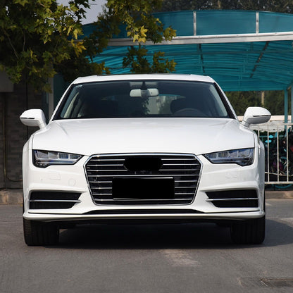 2016-2018 Audi Front Bumper Down Grille Honeycomb Style Fog Light Grilles For Audi A7 S7 C7.5