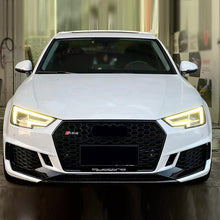 2017-2019 Audi RS4 Front Bumper For A4/S4 B9 Body Kits With ACC Fog Light Grille Honeycomb Grille Front Lip Splitter | RS4 Front Bumper