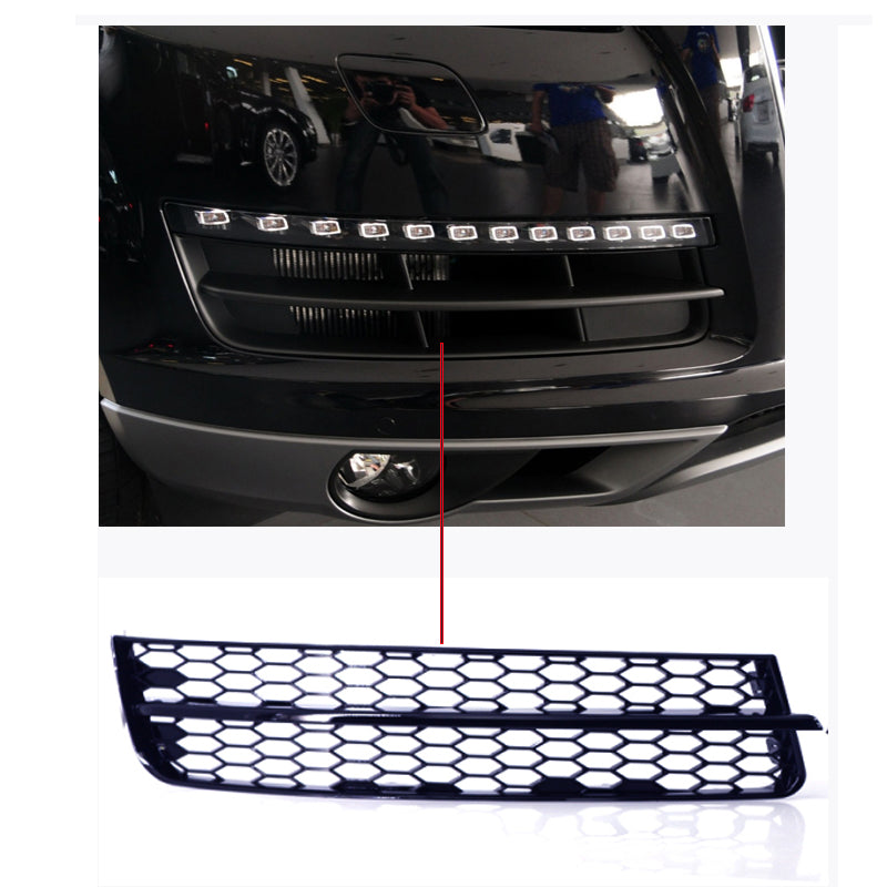 2010-2015 Audi Front Bumper Down Grille Honeycomb Style Fog Light Grilles For Audi Q7 SQ7 4L