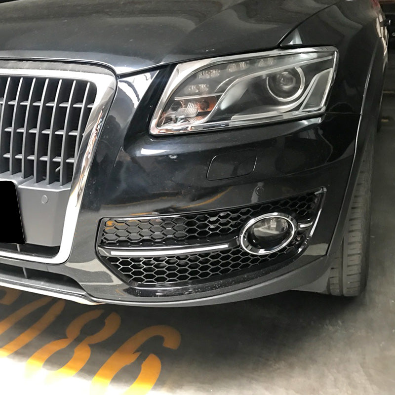 2009-2012 Audi Front Bumper Down Grille Honeycomb Style Non S line Fog Light Grilles For Audi Q5 SQ5 8R/B8