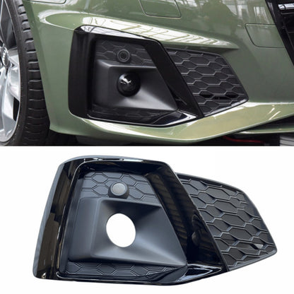 2020-2024 Audi Front Bumper Down Grille Honeycomb Style Fog Light Grilles For Audi A5 S5 B9.5