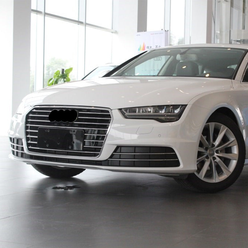 2016-2018 Audi Front Bumper Down Grille Honeycomb Style Fog Light Grilles For Audi A7 S7 C7.5