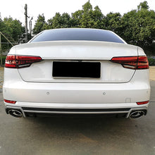 2017-2019 Audi RS4 Style A4 Diffuser With Large Dual Tailpipe For Audi A4 S4 B9