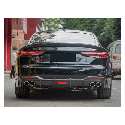 2020-2024 Audi S5 Style A5 Carbon Fiber Diffuser With Tailpipe For Audi A5 S5 B9.5