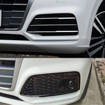 2019-2021 Audi Front Bumper Down Grille Honeycomb Style S Line Fog Light Grilles For Audi Q5 SQ5 B9